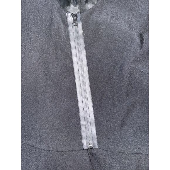 RDM by Rue du Mail Chic Sexy Black Clubwear Leather Zip Front Vest size 40 - Picture 4 of 11